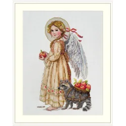 Набор для вышивания крестиком Время сбора яблок 17x27 SK259A