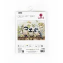 Kit de point de croix mésanges sur la clôture 24x17,5cm SBU5066