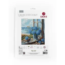 Kryželiu siuvinėjimo rinkinys "Jūros vaizdas" 29x31cm SBU5065