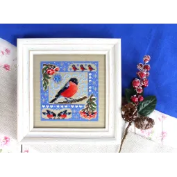 Cross stitch kit "Mini sampler. Winter composition" SNV-946