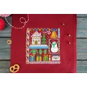 Kit de point de croix "Mini Sampler. Nouvel An" SNV-939