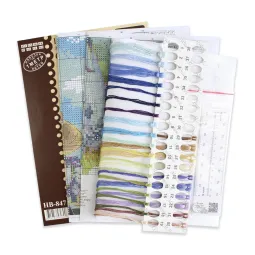 Набор для вышивания крестиком «Прогулка по лаванде» SNV-847