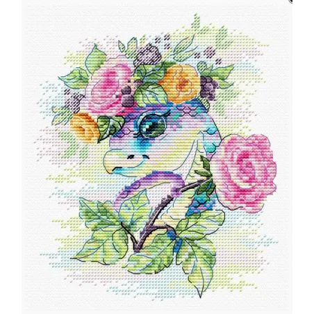 Kit de point de croix "Flower magic" SM-794