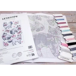 Cross stitch kit Pink Dreams 17x24cm SLETIL8801