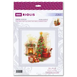 Kit de point de croix Noël Sérénité 30x30 SR2265