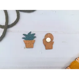 Magnetischer Nadelhalter. Sukkulente KF059/63