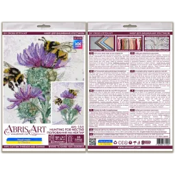 Cross-stitch kit Hunting for nectar 27x36 cm AAH-188