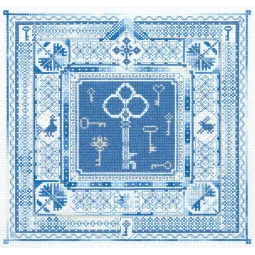 Kryželiu siuvinėjimo rinkinys PANNA "Power and knowledge sampler" PSO-1378