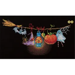 Cross stitch kit PANNA "Loft bunting" PPR-7060