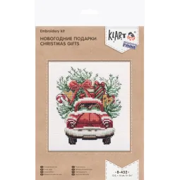 Cross stitch kit KLART "Christmas gifts" KL8-432