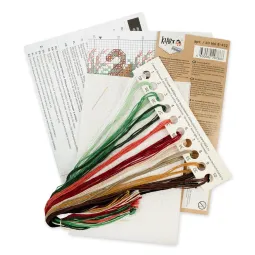 Набор для вышивания крестиком KLART "Рождественские подарки" KL8-432