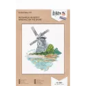 Набор для вышивания крестом KLART «Ветряная мельница на берегу» KL8-384