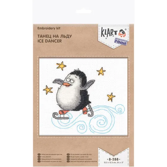 Kit de point de croix KLART "Danseur de glace" KL8-288