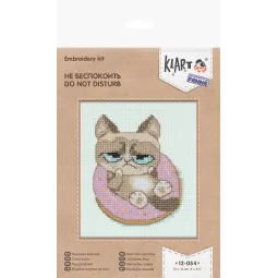Cross stitch kit KLART "Do not disturb" KL12-054