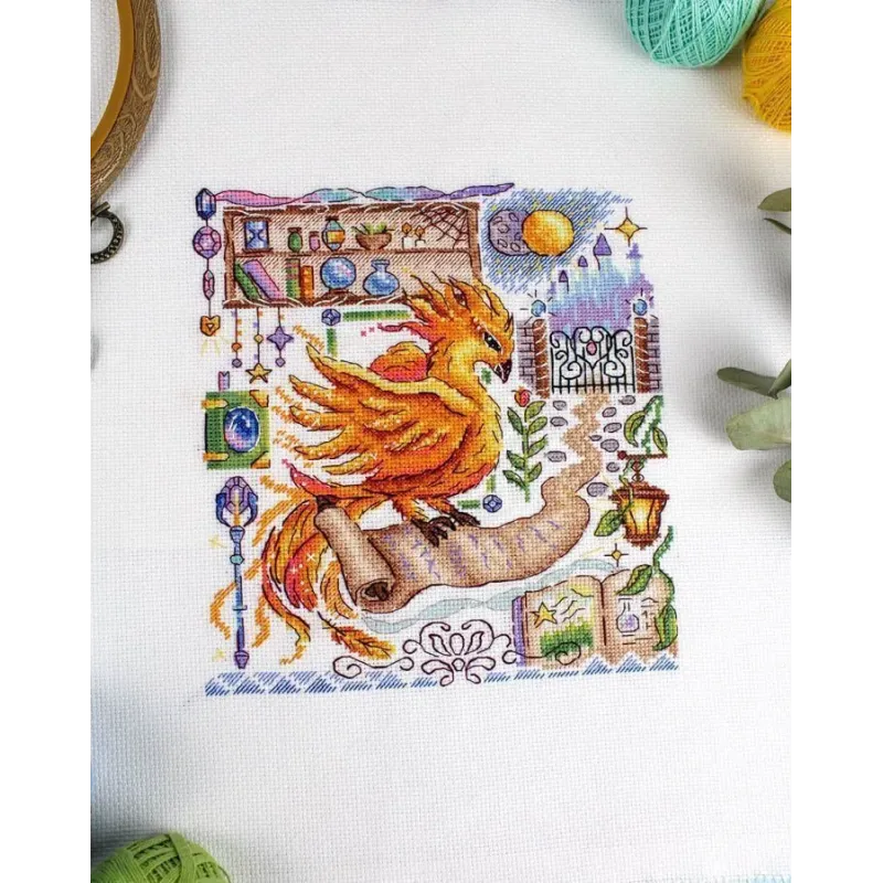 Kit de point de croix "Sampler. La magie est proche" SNV-891