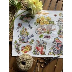 Kreuzstich-Set "Garten-Geschichten" SANS-68