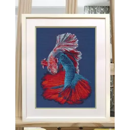 Cross stitch kit "Betta fish" S1607
