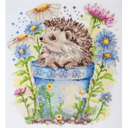 Cross-stitch kit Little scout 22x23 cm AAH-220