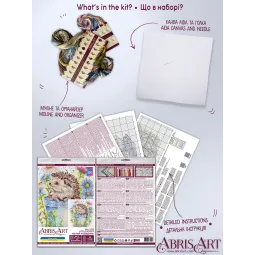 Cross-stitch kit Little scout 22x23 cm AAH-220