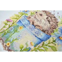 Cross-stitch kit Little scout 22x23 cm AAH-220