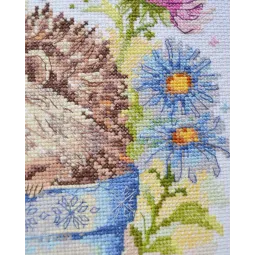 Cross-stitch kit Little scout 22x23 cm AAH-220