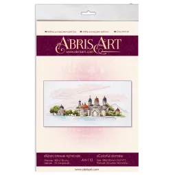 Cross-stitch kits Colorful domes(Landscape) 38x18 cm AAH-110