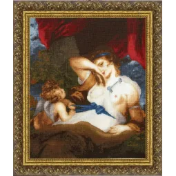 Siuvinėjimo rinkinys Amūras atriša Veneros diržą 42x35 cm S/MK102