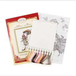 Kit de broderie Rain 16x11,5 cm S/M019