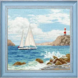 Kit de broderie Au retour à la maison 32.5x33 cm S/LP070