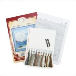 Kit de broderie Au retour à la maison 32.5x33 cm S/LP070