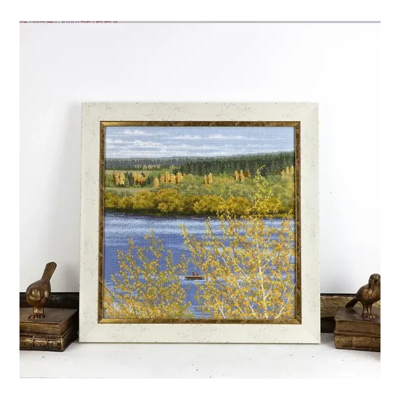 Rankdarbių rinkinys Auksiniai krantai 36.8x36.8 cm S/VM040