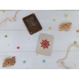 Holznadelkissen. Lenkrad. KF056/37