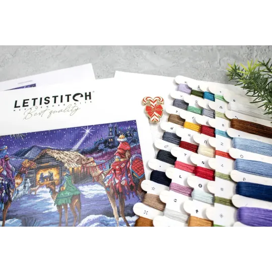 Kreuzstich-Set Drei Könige 41x27cm SLETIL8108