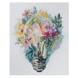 Kryželiu siuvinėjimo rinkinys Šviesios mintys 16x19 cm AAH-229