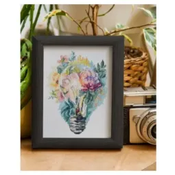Kit de point de croix Bright thoughts 16x19 cm AAH-229