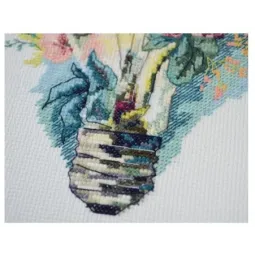 Kit de point de croix Bright thoughts 16x19 cm AAH-229
