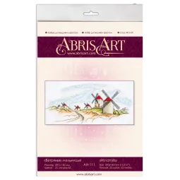 Kit de point de croix Windmills 39x18 cm AAH-111