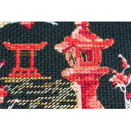 Kryželiu siuvinėjimo rinkinys Japan-4 11x15 cm AAH-100