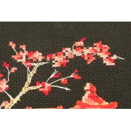 Kryželiu siuvinėjimo rinkinys Japan-4 11x15 cm AAH-100