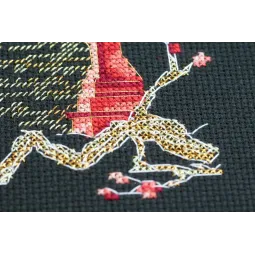 Cross stitch kit Japan-4 11x15 cm AAH-100