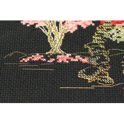 Kit de point de croix Japon-3 15x14 cm AAH-099