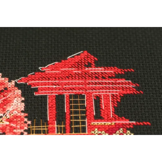 Cross stitch kit Japan-3 15x14 cm AAH-099