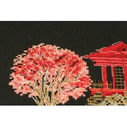 Kryželiu siuvinėjimo rinkinys Japan-3 15x14 cm AAH-099