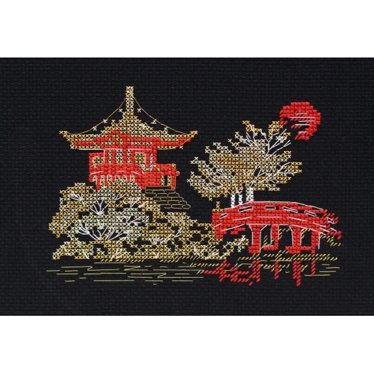 Набор для вышивания крестиком Japan-1 15x10 cm AAH-097
