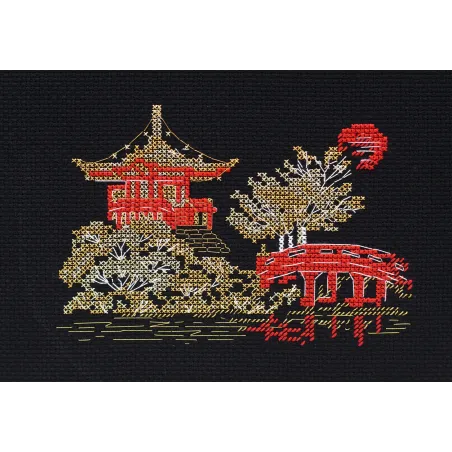 Набор для вышивания крестиком Japan-1 15x10 cm AAH-097