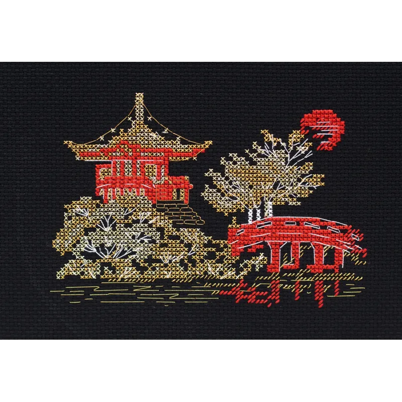 Набор для вышивания крестиком Japan-1 15x10 cm AAH-097