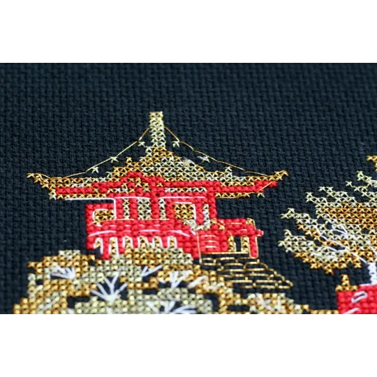 Набор для вышивания крестиком Japan-1 15x10 cm AAH-097