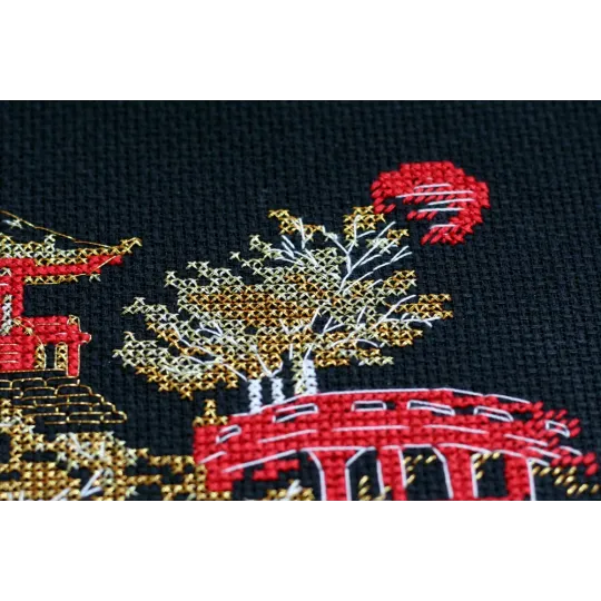 Набор для вышивания крестиком Japan-1 15x10 cm AAH-097