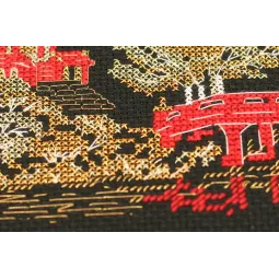 Kit de point de croix Japon-1 15x10 cm AAH-097