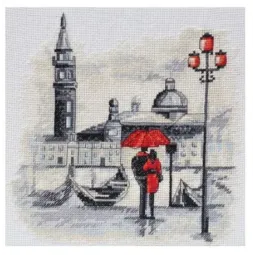 Kryželiu siuvinėjimo rinkinys Speciali data 20x20 cm AAH-050